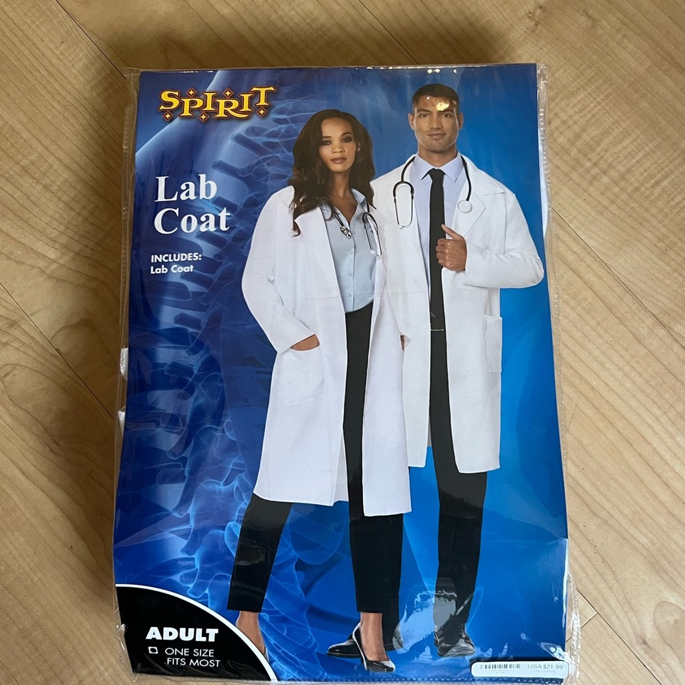 Spirit Halloween Lab Scientist Coat